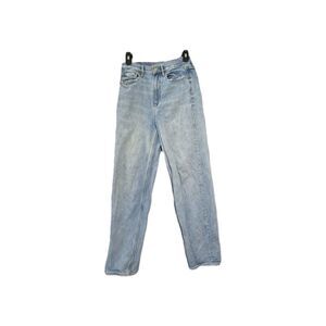 American Eagle Women's 100% Cotton Straight Leg Jeans 4 Regular